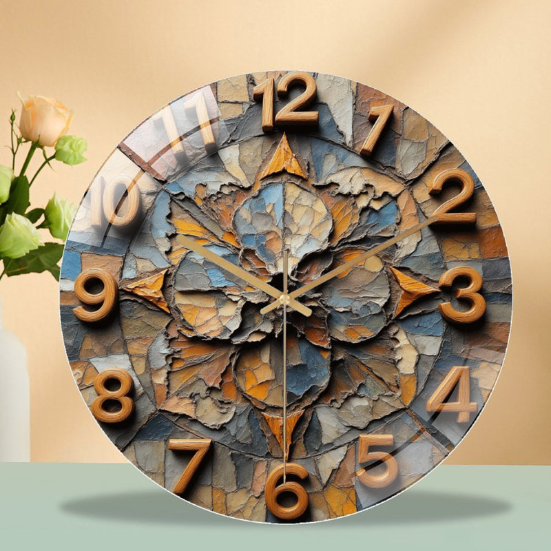 Horloge murale rétro 12 po
