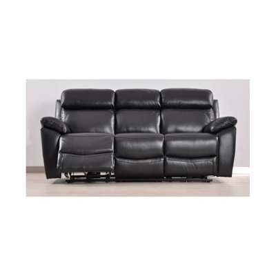 Dandrea Genuine Leather Electric Power Recliner 3 Seater Sofa