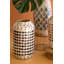 Vase en bambou filé avec coquille de Capiz DÉTAIL # 1