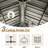12' X 14' Hardtop Gazebo, Aluminum Metal Gazebo With Galvanized Steel Double Roof Canopy, Curtain And Netting, Permanent Gazebo Pavilion-118385127-118385129