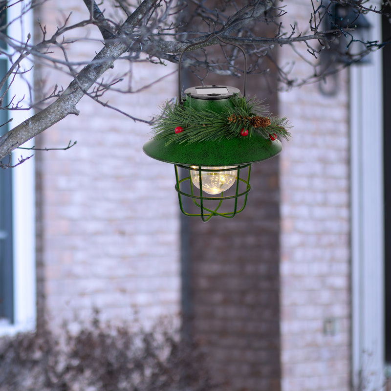 Alpine Solar LED Lantern, Green
