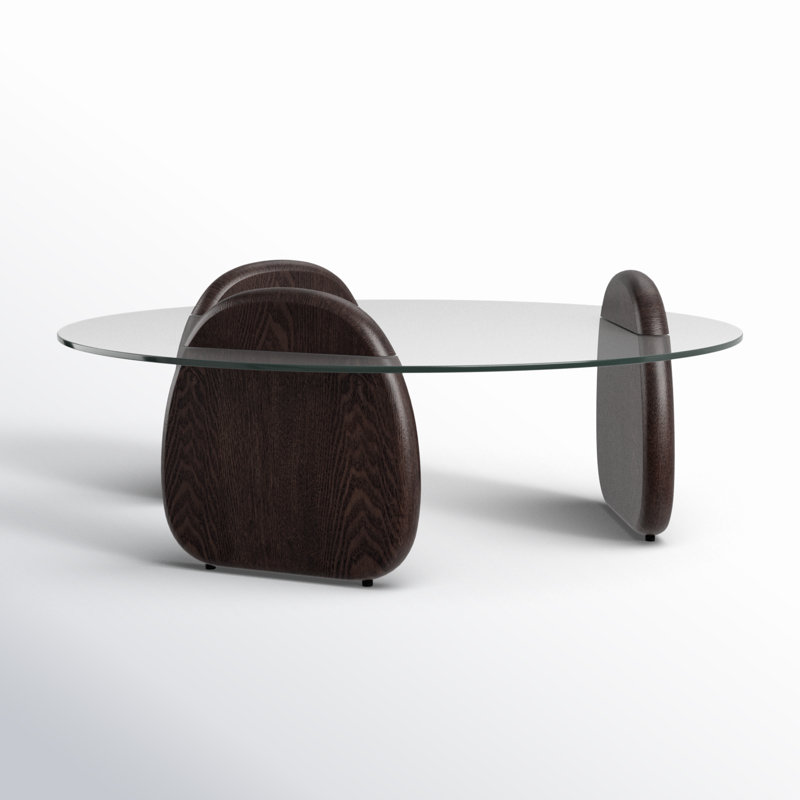 Adkinson Glass Top Coffee Table