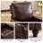 Pushback Recliner Chair With Massage And Heat, Breathable Leather-1412861111