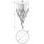 Lustre mixte 39 "Norah 26L-109376448