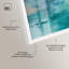 Art mural abstrait vert et bleu Shadowbox par Art Remedy-115132110-115132115