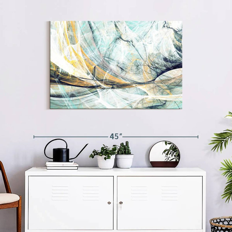 Avery Wispy Dynamic Abstract, 24" H x 36" W