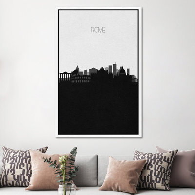 Montreal, Canada City Skyline by Ayse Deniz Akerman - Print on Canvas
