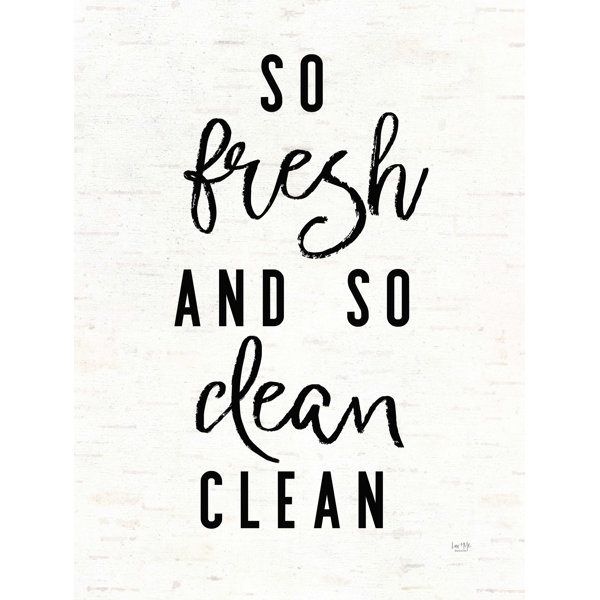 So Fresh and So Clean Clean Art Gansta Rap Fun Funny Saying Lettering Quote  Hand & Bath Towel by Splendid Idea Designs
