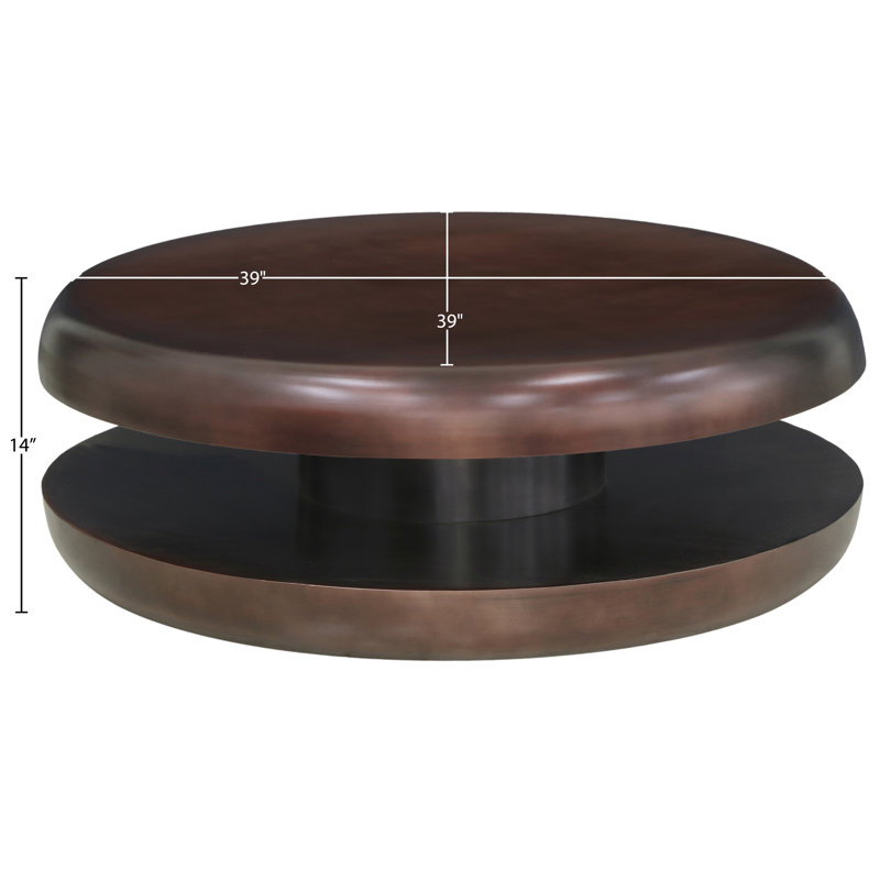 Table basse Jamison, Brun
