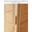 Chic arche de garde-robe en rotin