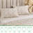 Gogreen 100% Cotton 4PC Deep Pocket Queen Sheet Set Fit 16", Breathable Super Soft Queen Size Sheet Set, Luxury Hotel Style Home Decor Queen Bed Sheet Set, Gift For Women, Men-117482959-117482955