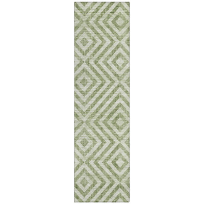 Washable Geometric Indoor / Outdoor Rug