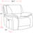Ajhar Leather Match Power Recliner
