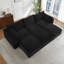 Canapé-lit convertible en forme de L avec 3 repose-pieds-407355649
