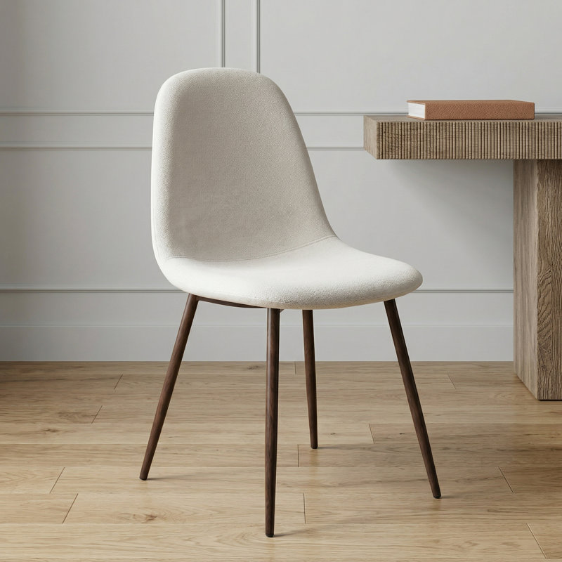 Lavisha Fabric Upholstered Side Chair, Beige