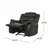 Classic Design Recliner, PU Upholstery, Glider Recliner for Spacious Comfort and Elegant Home Decor