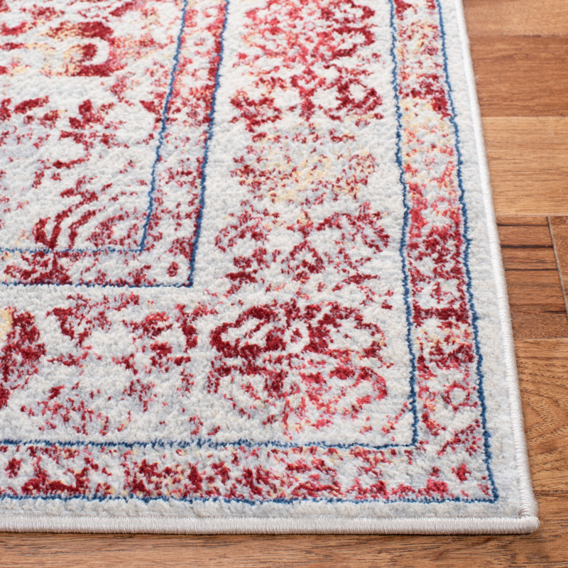 Tapis oriental gris clair / ivoire, Red, Rectangle 10 pi x 13 pi