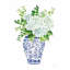«Lark Manor ™ Charro, Merc Lopez, art sur toile tendue sous le titre: Chinoiserie Hydrangea I-2061995587