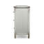 Commode 6 tiroirs Geneva - Finition blanc vieilli