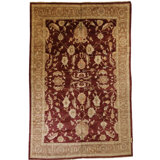 Global Rug One-of-a-Kind Hand-Knotted Pishawar 10'4" x 15'6" Wool Area Rug
