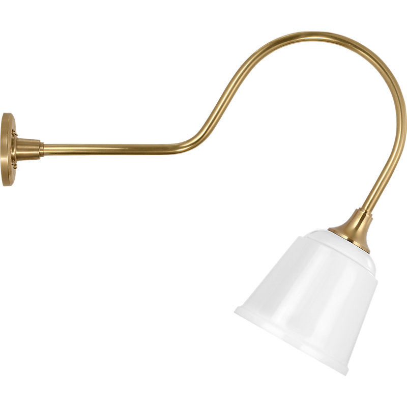 Thomas O'Brien - Light Outdoor Barn Light, 22" H x 26" W x 8" D