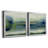Glistening Meadow Detail I - 2 Piece Picture Frame Painting Set on Canvas-1561138121-1561138102