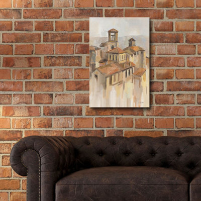  «Town In Umbria 1» par Silvia Vassileva, art mural en verre acrylique