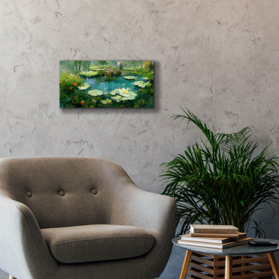 «Pond Lilies» par Epic Portfolio, art mural sur toile