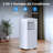 3-in-1 Connected Portable Room Air Conditioner 10,000 BTU  / 8,000 BTU with LCD Remote Control-114247455