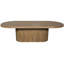 Edge Oval Solid Wood Dining Table-863024711