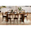 70.9" Rectangular Waterproof Dining Table, Rustic Brown+Black, Adjustable Legs For Stability, 330 Lbs Load, Easy To Clean, And Steel, Ideal Home Kitchen Load Brown Black, Assemble, Perfect Office