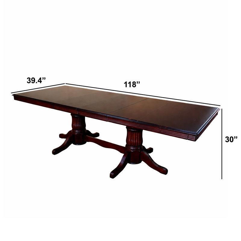 Table de salle à manger extensible Gianah