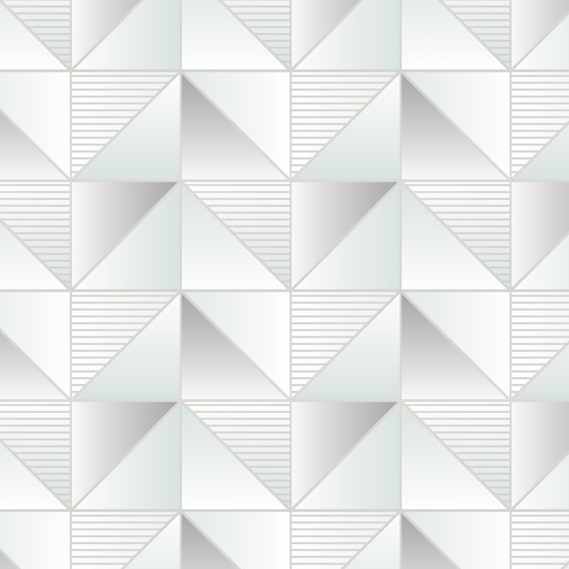  Rouleau de papier peint lisse L 33 pi x l 20,5 po, Vert argenté