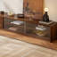 Meuble télé moderne en bois manufacturé noyer-519118278