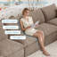 Canapé modulaire 135 po Cloud Couch-129512756