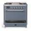 Majestic III Series 36 Inch Dual Fuel Range with 6 Sealed Burners, Griddle, in Emerald Green (Natural Gas, Copper Trim)-562104040-562104044-562104047
