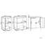 Beliani 210cm 3 Modular Outdoor Kitchen