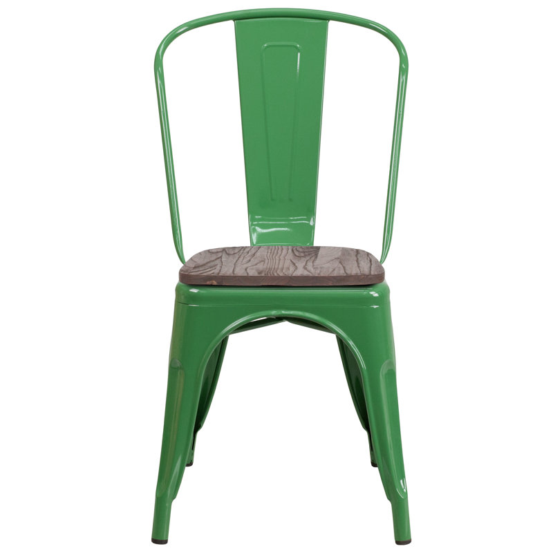 Chaise empilable Ketchum, vert