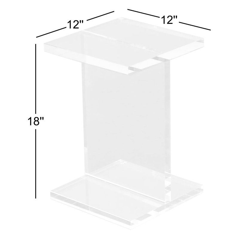I-Beam Acrylic Table