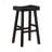 Transitional Design Bar Stools Set Of 2, Black Finish, Solid Rubberwood For Casual Dining And Home Bars, Bar Stool-529158148-529158146
