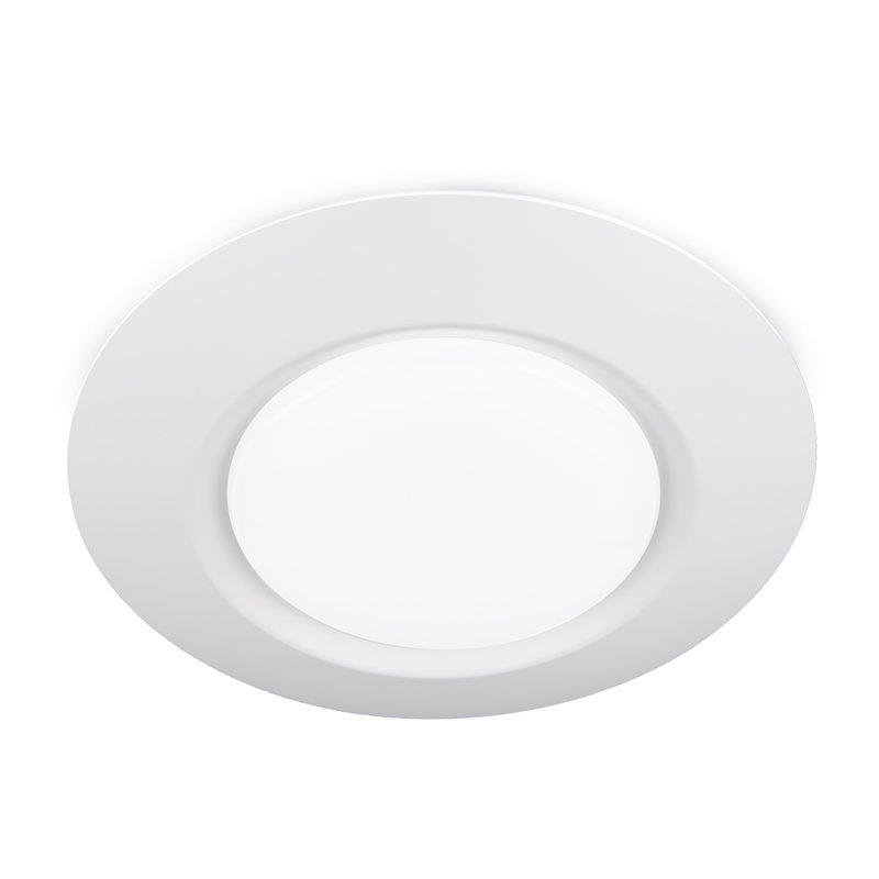 Acrylic LED Flush Mount, 1" H x 8" W x 8" D