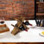 Solid Wood Tabletop Wine Bottle Rack  -580763932-580763935