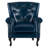 24"W Faux Leather Wingback Chair-594519248