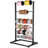 6-Tier Ribbon Holder, Large Capacity Ribbon Storage Rack, Height Adjustable Metal Spool Organizer