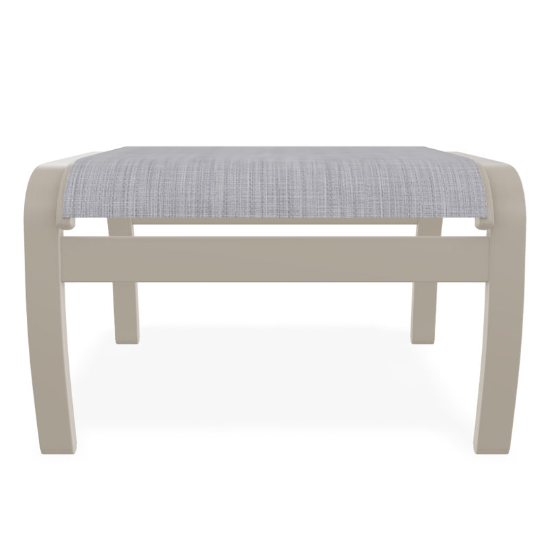 Repose-pieds d'extérieur avec coussin Askar, Désert texturé, Bijou