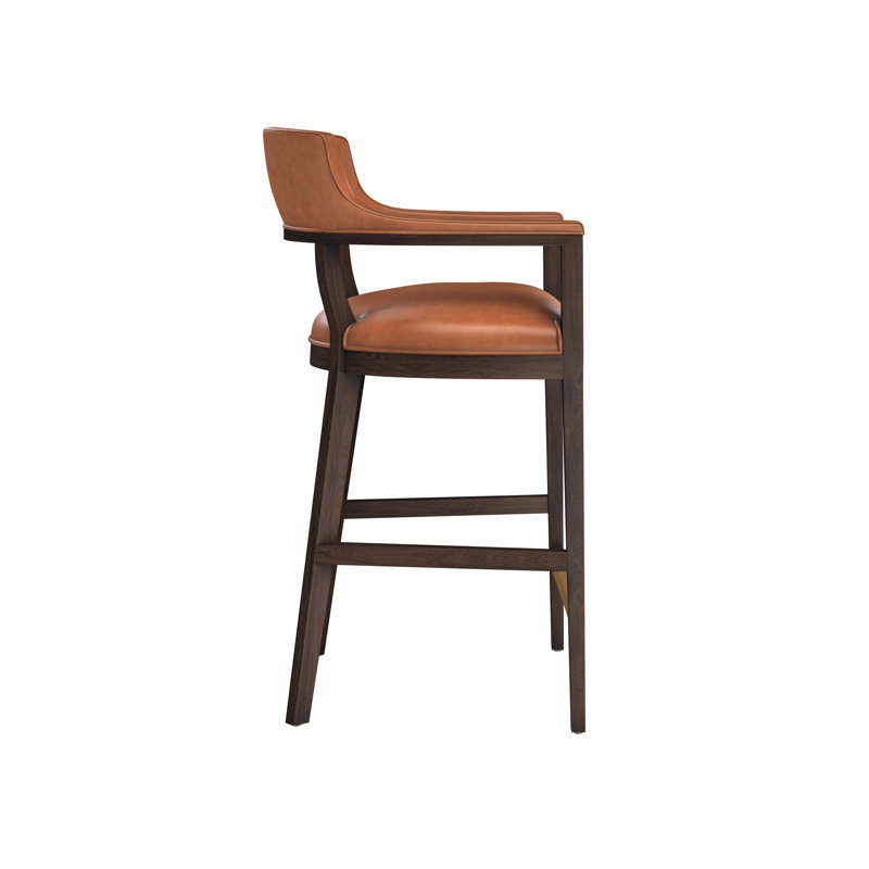 Upholstered Bar Stool, Bar Stool (30.50" Seat Height)