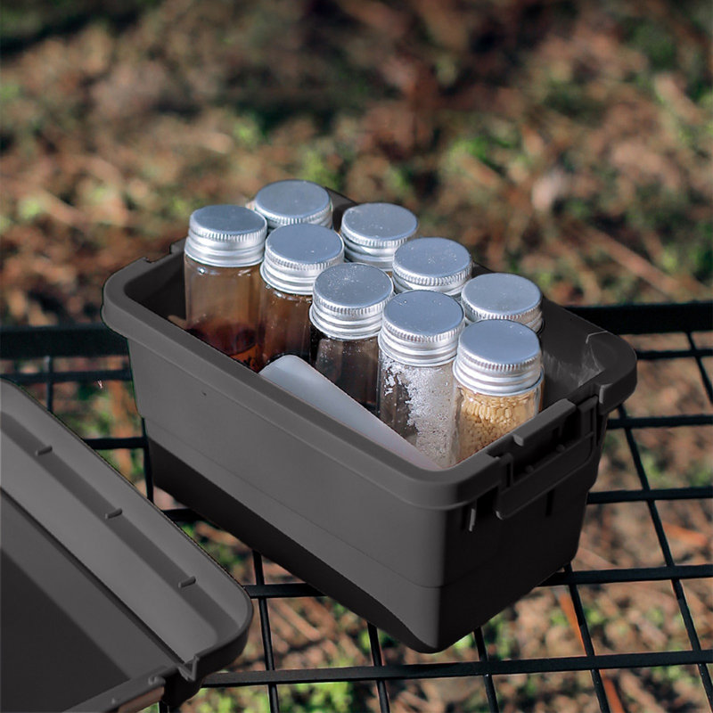 Mini-boîte de rangement pour bouteille d'eau, Noir