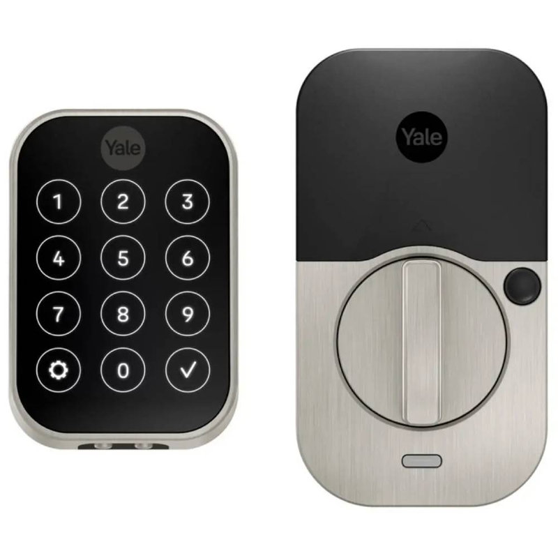 Verrouillage intelligent Wi-Fi Yale Assure Lock 2, Nickel satiné