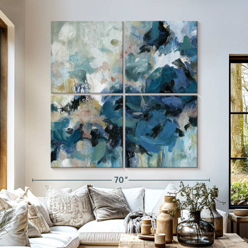 Avery Midnight Splash, 57" H x 57" W