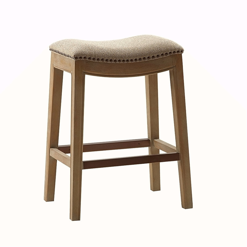 Tabouret de comptoir Saddle, Brun